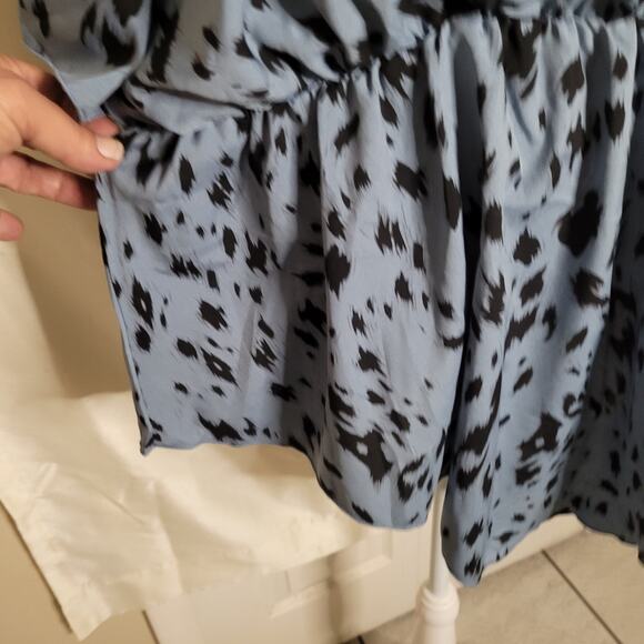 Shein Curve Blue and Black Binding Shirt - 3XL - Picture 4 of 13